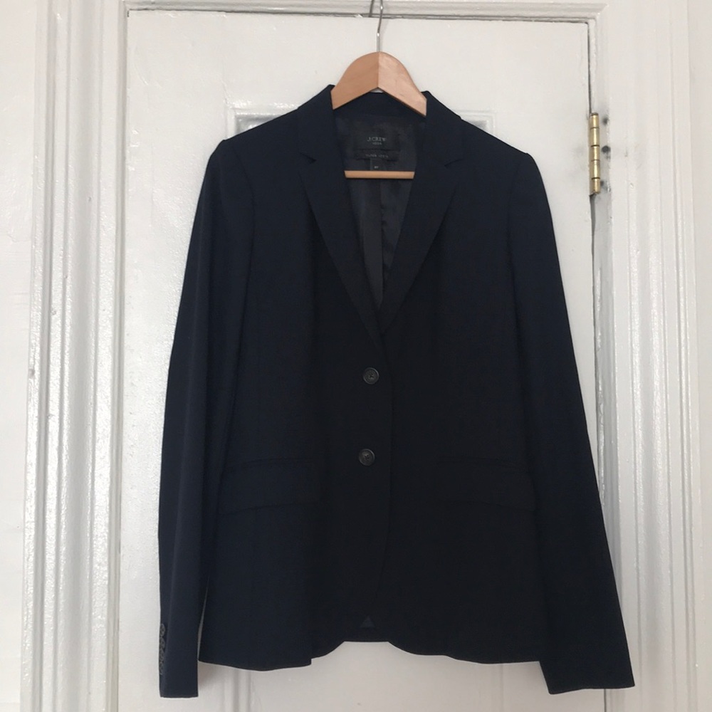 J. Crew Women's Navy Blazer